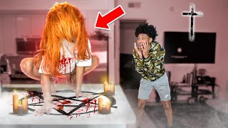 ACTING LIKE IM POSSESSED Prank On Boyfriend!!! *HE CRIED*