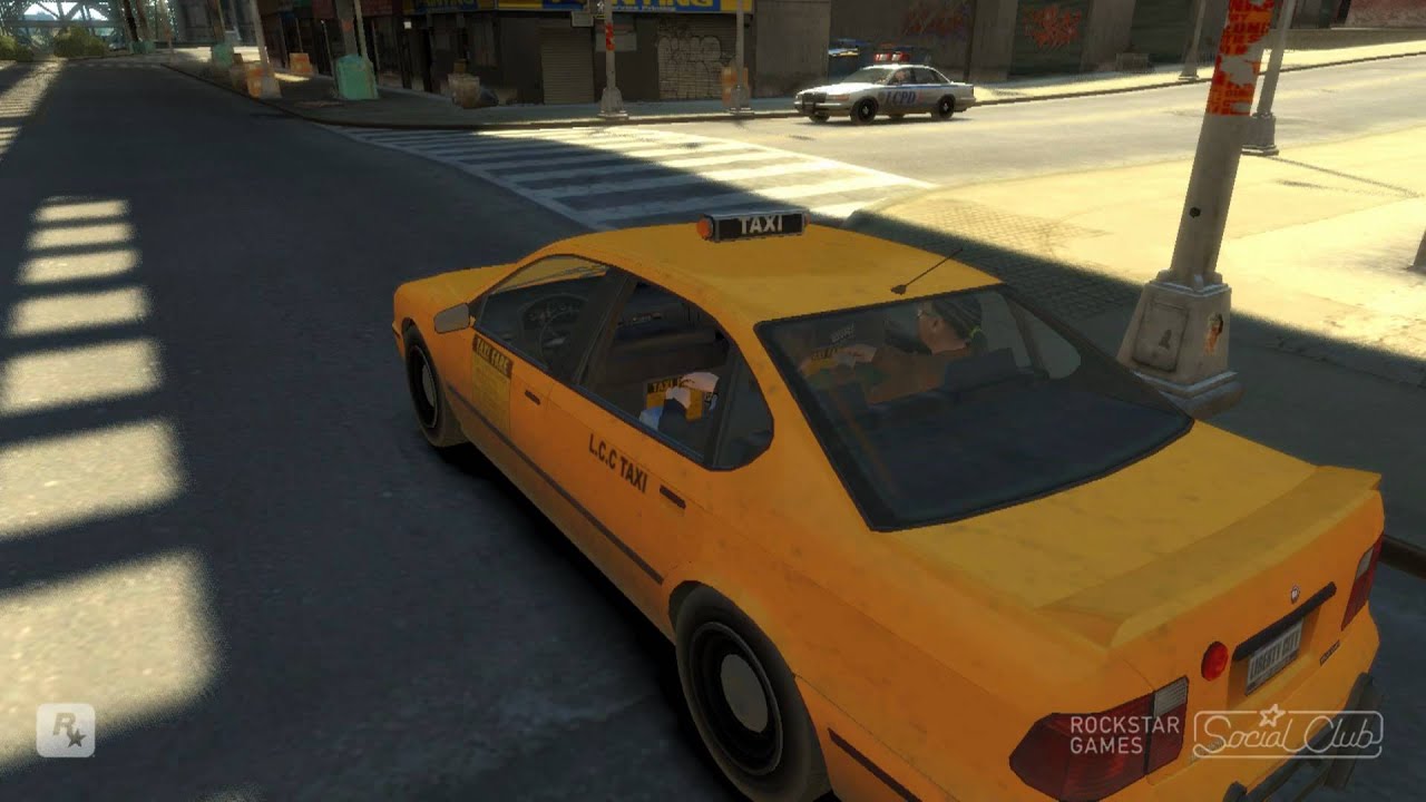 GRAND THEFT AUTO IV RASTA TAXI - YouTube