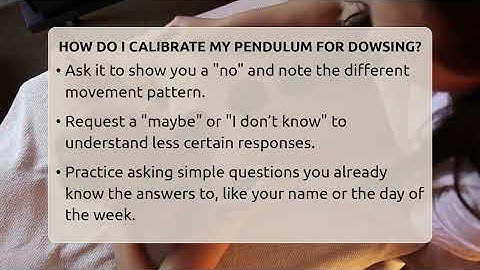How Do I Calibrate My Pendulum For Dowsing? - Spiritual Universe Unlocked