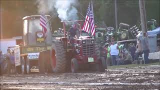 8500LB ALTERED FARM TRACTORS 10MPH AT THE 2024 MATT CALLAND MEMORIAL TRUCK AND TRACTOR PULL URBANA