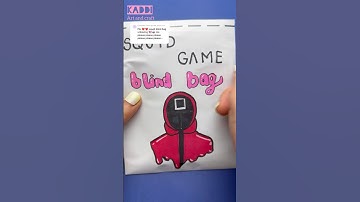 Squid Game Blind Bag💚#shorts #kaddiartandcraft #diy #blindbag #papercrafts #squishy #asmr