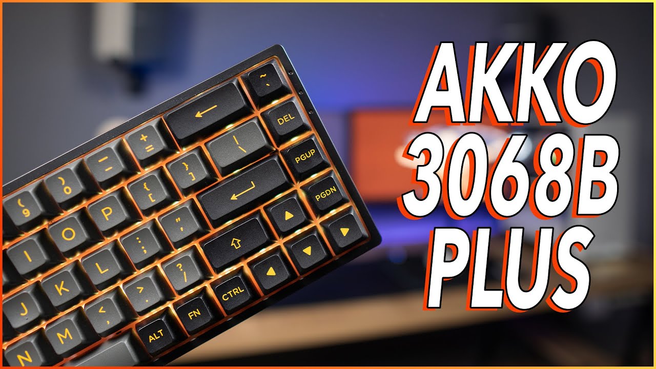 Akko Black & Gold 3068B Plus Test - Mechanical & Inexpensive