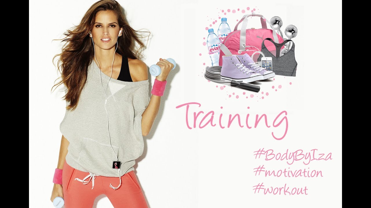 Training with Izabel Goulart