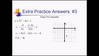 Quadratic Inequalities: Problem Set #3