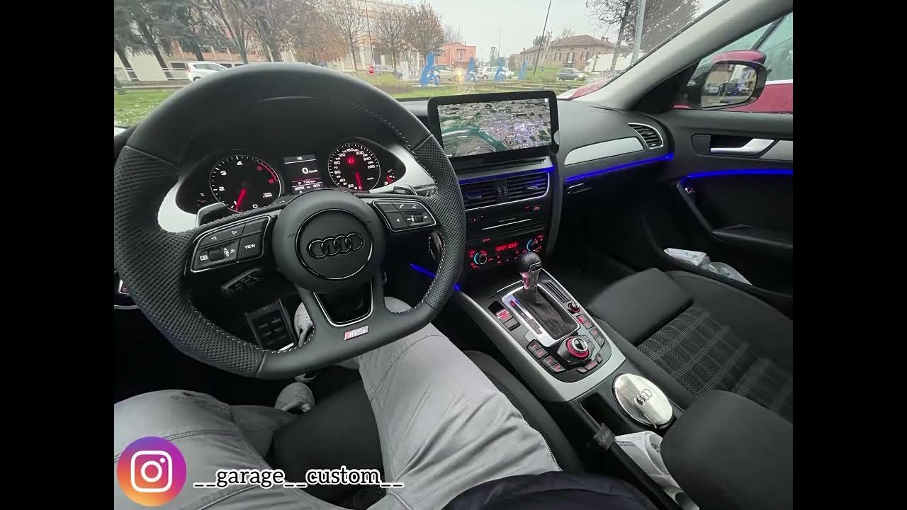 Ambient light Audi A4 b8 YouTube