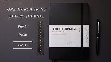 MARCH 2021 DAY 3 INDEX | ONE MONTH IN MY BULLET JOURNAL CHALLENGE