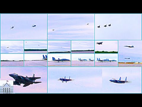 Two New F 15EX Eagle IIs Touch Down At Eglin AFB 