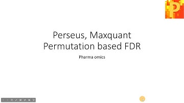 #4)Perseus permutation based FDR Maxquant
