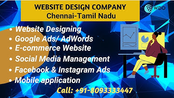 web design company in Chennai - Tamil Nadu | web designer Chennai | web Development Chennai
