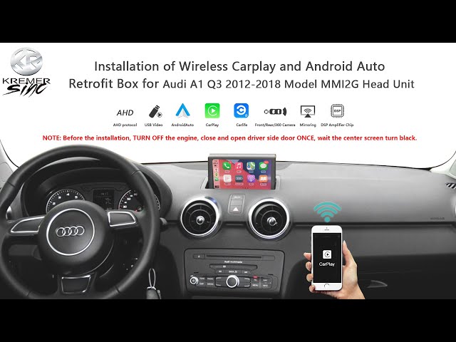 5G Wireless CarPlay and Android Auto Retrofit kSmart auto Box for