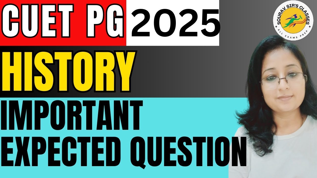 Most Expected Questions for CUET PG History (2025-2026) | Ultimate ...