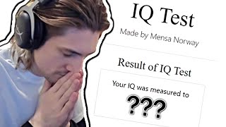 xQc Takes an IQ Test on Mensa screenshot 5