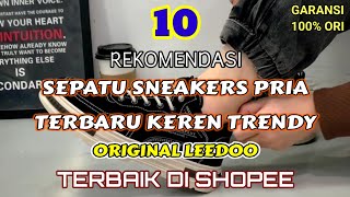 10 Rekomendasi Sepatu Sneakers Pria Terbaru Keren Trendy Original Leedoo Terbaik Di Shopee