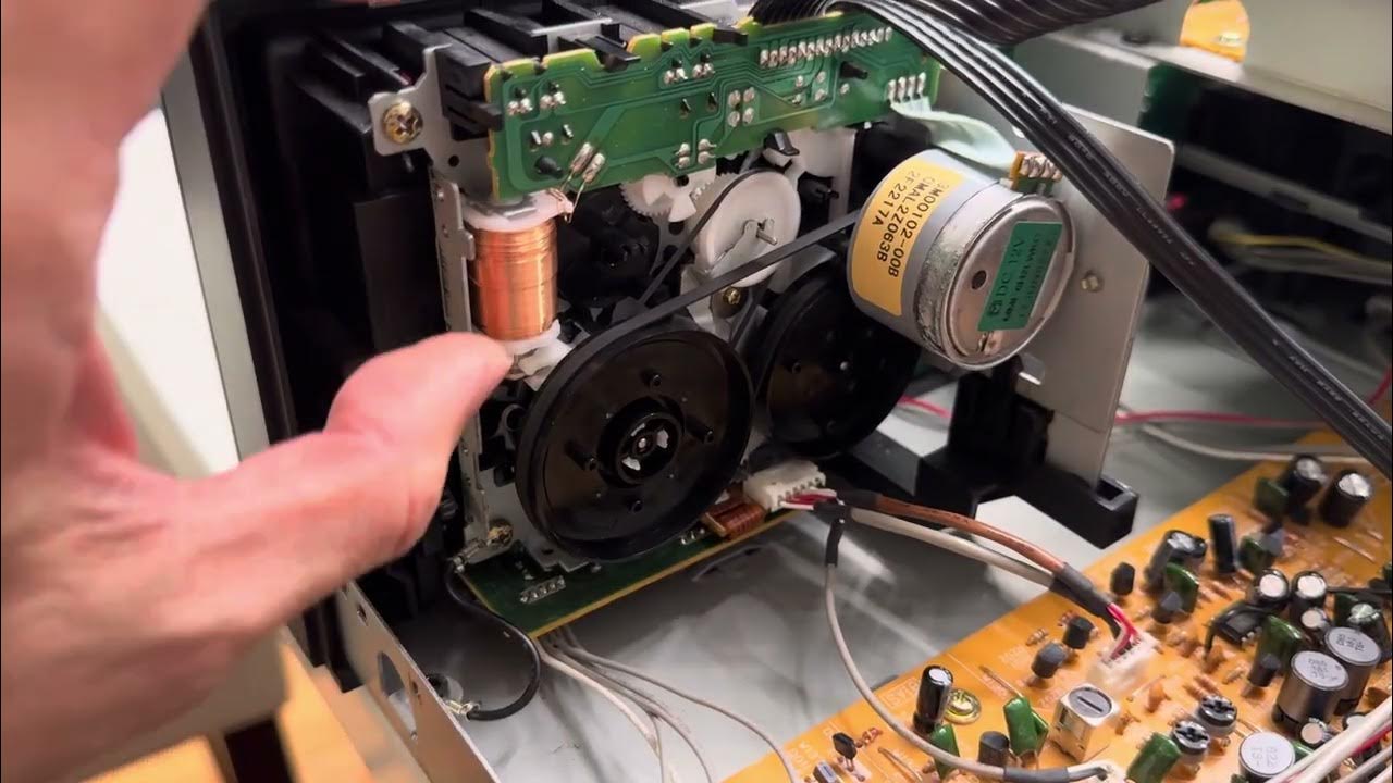 How to eject stuck cassette from a Tascam CDA500 tape deck YouTube