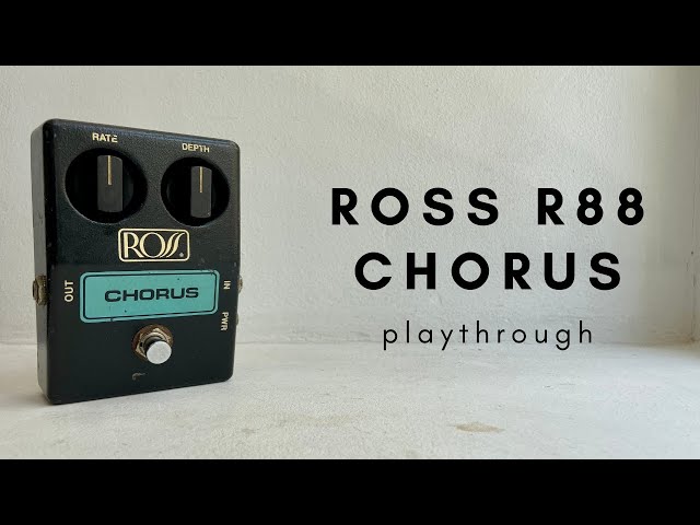 ROSS R88 CHORUS PLAYTHROUGH - YouTube