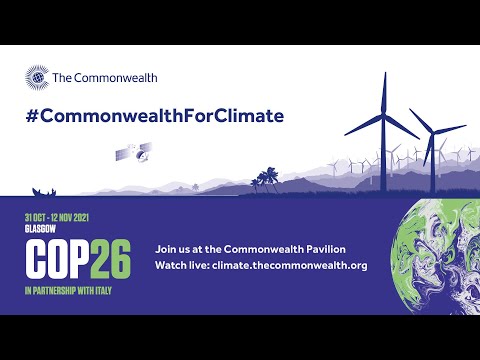 Cop26 Commonwealth Pavilion Monday 8th November 2021 afternoon