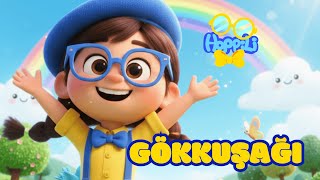 🌈 Gökyüzü Rengarenk Oldu 🎨 Renkler Şarkısı Hoppili Çocuk Şarkıları