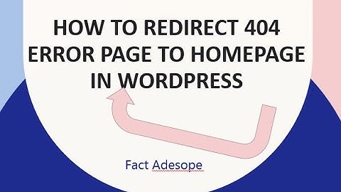 Best way to redirect 404 error page to homepage in WordPress website