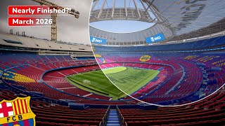 Camp Nou March 2026 Update Facade Rising Fast & Big Structural Deliveries