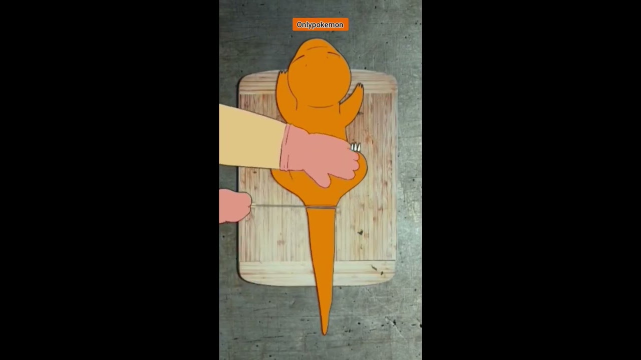 How To Cook Pok Mon Charmander Shorts Cooking Choppingboard Pokemon Comedy Sauce