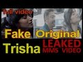 trisha leaked hot video II mms video II Blue film rumors