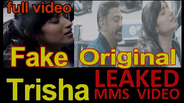 trisha leaked hot video II mms video II Blue film rumors