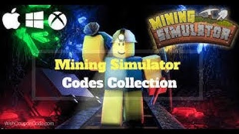 5 Codes in mining simulator GIVE AWAY!