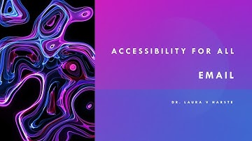 Canvas LMS: Accessibility ~ Email tips