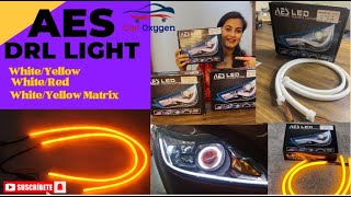 AES CAR DRL Lights Unboxing and Installation Tutorial #aesdrllight #aes #drllight #caroxygen