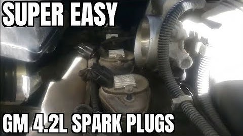 How to Replace Spark Plugs Ignition Coils 02-05 Envoy Trailblazer