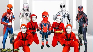 Giải Cứu Nhện Trắng Và Con Trai Bị Bắt Cóc || Spider-Man Family