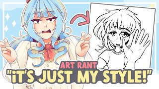 When is Art Style an EXCUSE for Bad Art? || SPEEDPAINT   COMMENTARY