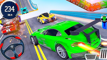 Mega Ramp Car Stunts Racing Impossible Tracks 3D #9 - Android Gameplay