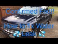 “Confirmed Fix” Water leak on Chevy Truck (foggy windows wet floorboards)