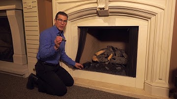 Gas log - Changing Remote Batteries