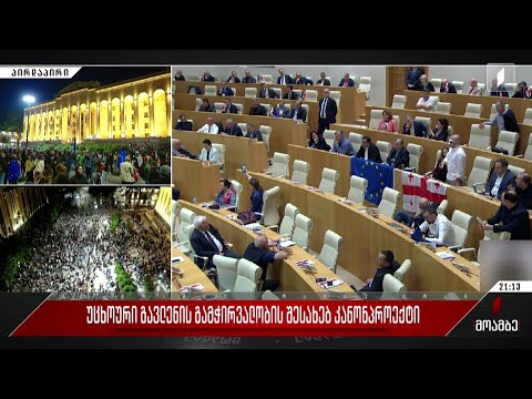 დავის საგანი გახდა „უცხოური გავლენის გამჭვირვალობის შესახებ“ კანონში არსებული კიდევ ერთი ჩანაწერი