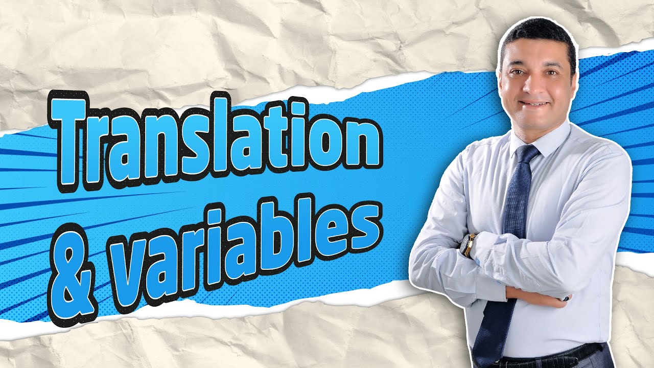 Variable Translate Translation and variables - YouTube