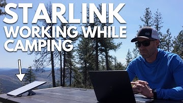 Working Remotely with Starlink While Camping in Idaho