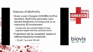 iBioProVis: Interactive Visualization and... - Mehmet Volkan Atalay - BioVis - ISMB/ECCB 2019