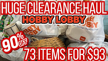 HOBBY LOBBY 90 OFF CLEARANCE HAUL🏃🏽‍♀️🧡HOBBY LOBBY FALL 90% OFF🏃🏽‍♀️🧡 #hobbylobby #clearance