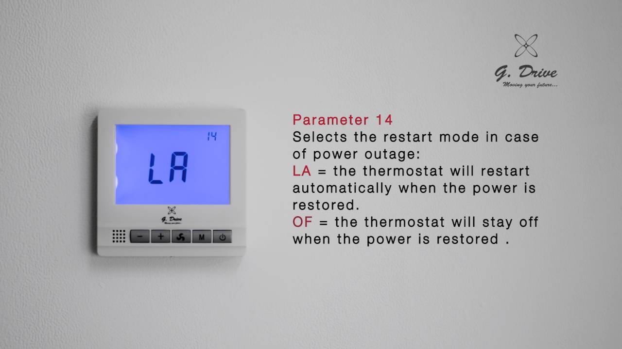 Thermostats for Fan Coils and Air Handlers (Configure Settings for your