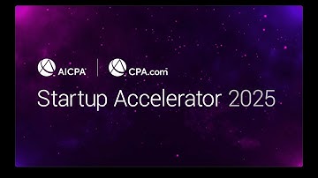 2025 AICPA and CPA.com Startup Accelerator