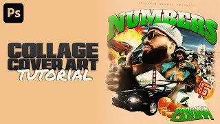 Create a COLLAGE Cover Art | Photoshop Tutorial | Larry June GFX