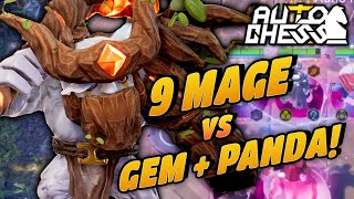 9 Mage vs Gem Artisan Panda Build! | Auto Chess(Mobile, PC, PS4) | Zath Auto Chess 282