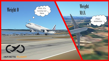 Max Weight in Infinite flight! | (CRASHES💀)