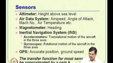 Mod-12 Lec-29 Linear Control Design Techniques in Aircraft Control--I