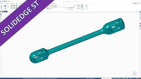 Connecting Rod - SolidEdge ST 10 Training - Part Design