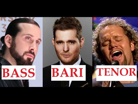 Vidéo: Différence Entre Baryton Et Basse