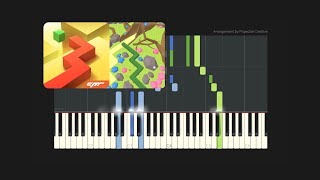 Video thumbnail of "Dancing Line - The Earth // Custom Arrangement (Synthesia Tutorial + MIDI + PDF)"