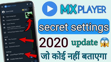 Mx player secret settings|| WhatsApp status saver , Mx share  ||